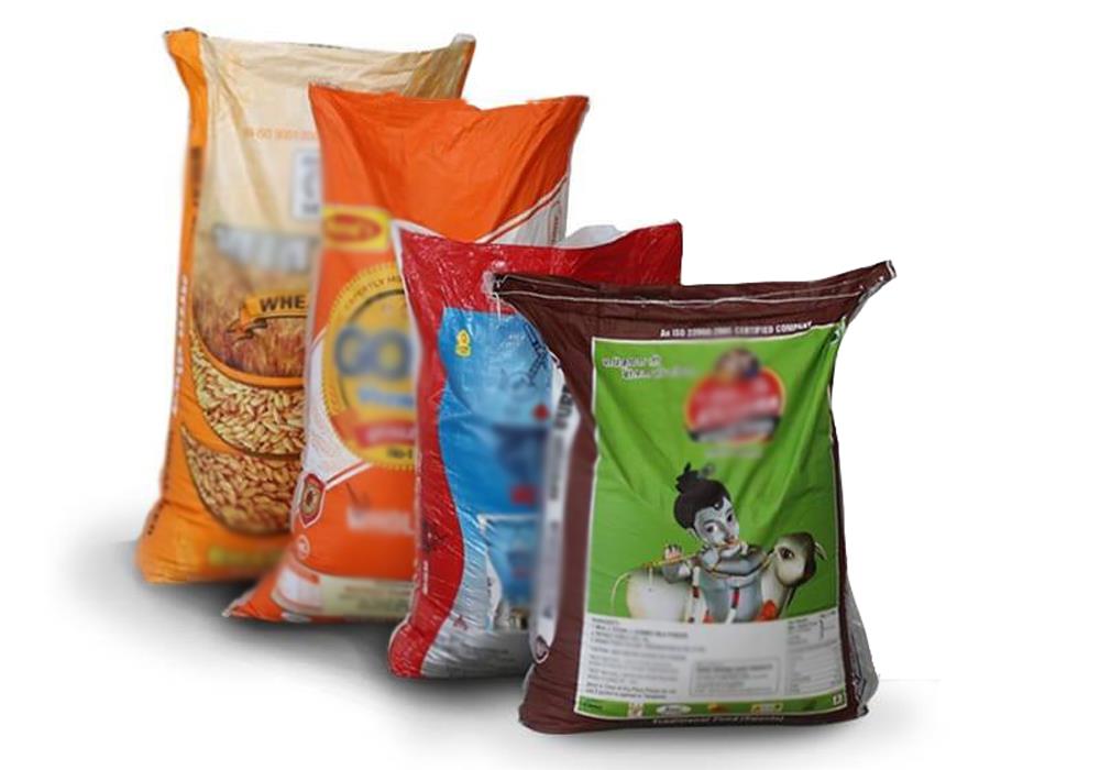 Multicolor printed BOPP laminated PP woven sacks / bags